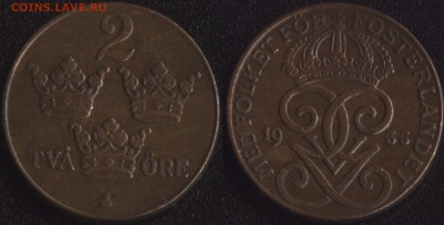 ~ 100 монет до 1950 года по ФИКСированной цене - Швеция 2 оре 1935