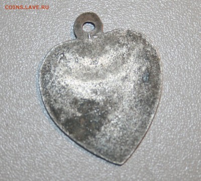 Медальон-сердце - медальон реверс