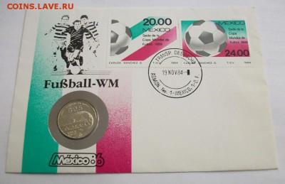 КПД Мексика 25 песо 1985 Чемпионат Мира по Футболу Серебро - kpd_meksika_25_peso_1985_chempionat_mira_po_futbolu_serebro_konvert_pervogo_dnja %281%29
