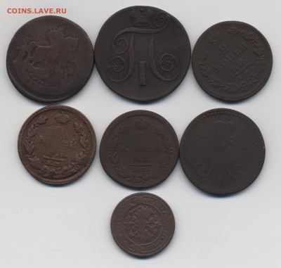 2 коп. 1757, 1800, 1811, 1814, 1817, 1843, 1894 - 012