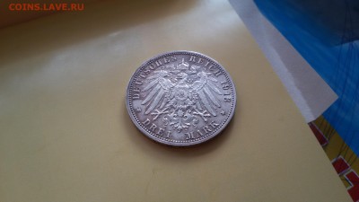 3 марки 1913 Саксония штемпельная до 25.06 в 22.30 мск - 20170619_193403
