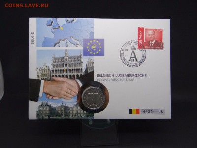 2 евро Бельгия 2005 Экономический союз Бельгии и Люксембурга - s-l1600 (2)