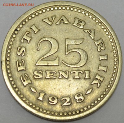 Эстония 25 Центов 1928г. с 200р. до 24.06.17г. в 22:00 МСК - DSC_0002.JPG