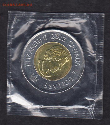 Канада 2012 2$ Война 1812г фрегат (запайка) - 115а