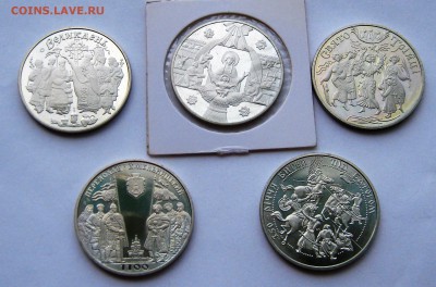 УКРАИНА юбилейные 5 по 5 гривен 1999, 2002, 2003, 2004, 2007 - 005.JPG