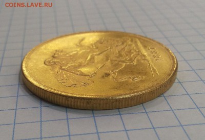 Великобритания 5 фунтов 1887, золото - gb-5s-1887-3