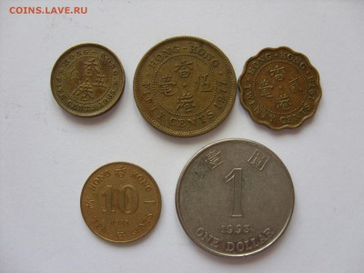 Гонrонг 5 шт. 1965-1993. - Аук Гонг Конг 5 шт - 1.JPG