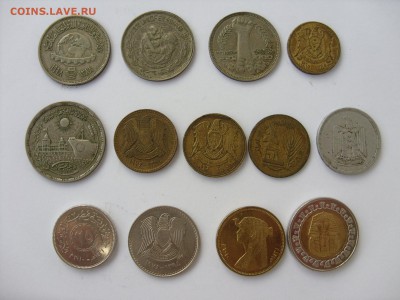 Египет 13 монет. - Аук Египет 13 шт - 2.JPG