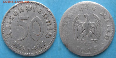 23.Ходячка Германии 1852-1943г. - 23.41. -Германия 50 пфеннигов 1935 A     160-кл-5915