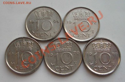 Нидерланды -10 цент- погод-ка 5 мон(ок 23.02.11 в 22-00 МСК) - нидерланды10