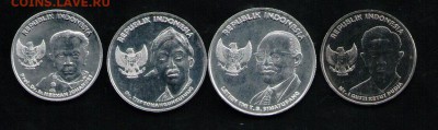 ИНДОНЕЗИЯ НАБОР 100,200,500,1000 РУПИЙ 2016 UNC - 16 001