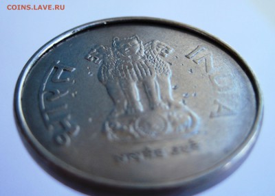 1 рупия 2000 г. Мумбай с гуртовой накладкой. Эксперимент? - Б.JPG
