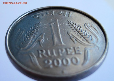 1 рупия 2000 г. Мумбай с гуртовой накладкой. Эксперимент? - А.JPG