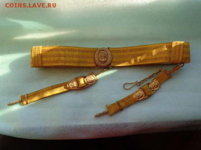 Шарф-пояс тканевый генералов -адмиралов до 15.2.1951 - DSC01314.JPG