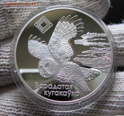 Беларусь,20 руб 2005 Сова Альманские болота 02.07 22.00 - бар куг