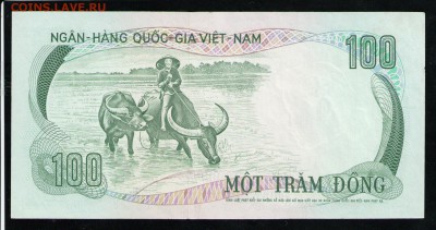 ВЬЕТНАМ 100 ДОНГ 1972 UNC - 10