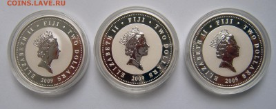 Набор Фиджи 2 доллара 2009 Царская семья Романовых до 03.07 - 7