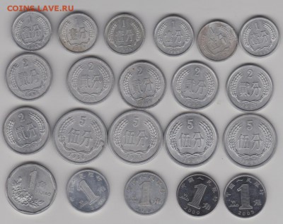 Китай 1,2,5 фен. - кит,а