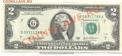 США 2 доллара пресс с 90р до 24.02.11 22-00мск - Изображение 1617