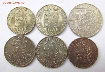 6 серебряных монет Чехословакии 1934-1966 - 17a.JPG