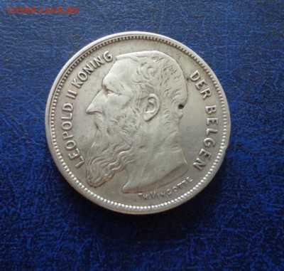 Бельгия 2 франка 1909 до 06.07 - DSC01093.JPG