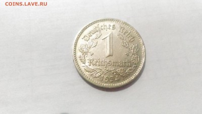 Германия. 3 рейх. 1 марка 1934. до 07.07 в 22.00 мск - P_20170704_140444