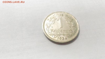 Германия. 3 рейх. 1 марка 1934. до 07.07 в 22.00 мск - P_20170704_140438