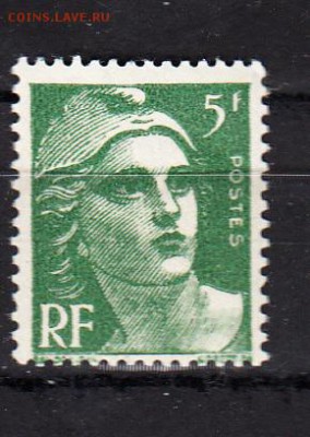 Франция 1945 1м 5фр - 696