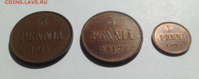 5 пенни 1914,1917гг и 1 пенни 1914г. до 7.07.2017г. - IMG_1733.JPG