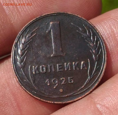 Копейка 1925г до 09.07.2017г в воскресение - 01