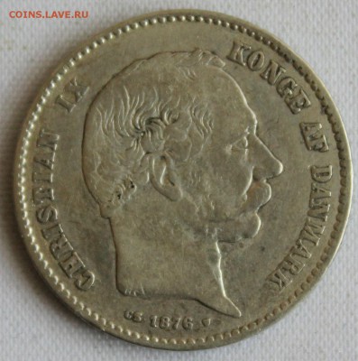 С 1 РУБ. ДАНИЯ 1 крона 1876г. ДЕЛЬФИН   до 10.07 в 22-00 - IMG_7654.JPG