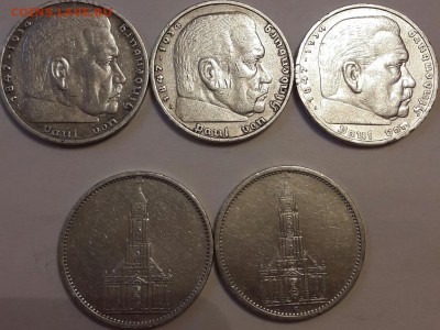 Германия 3 рейх 5 марок 14 шт до 08.07.2017 22:00 - 20170704_171158