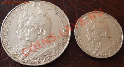 5 и 2 марки 1901.Пруссия 200 лет королевству. - прус4