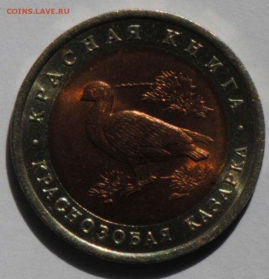 Красная Книга. 10 рублей 1992. Казарка. С 200. До 07.07 - 031