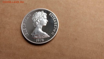 Остров Мэн 1 крона 1976 Конный трамвай серебро - IMG_20170705_120728052
