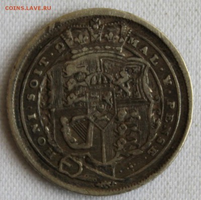 С 1 РУБ. БРИТАНИЯ 6 пенсов 1816г. ГЕОРГ-III   до 11.07 в 22 - IMG_7639.JPG