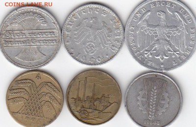 Монеты Германии до1950г-13шт со 100р до 07.07.17 - sc0001