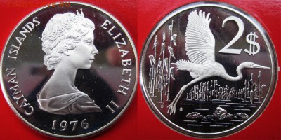 Набор монет Каймановы острова 1976 год. До 10.07 в 22-00мск - 2 дол