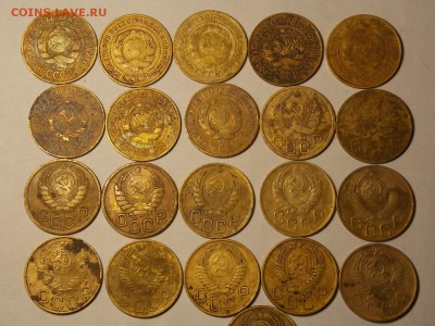 Погодовка 3 коппейки до 1958г. 21 шт - DSCN5470.JPG