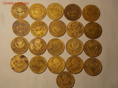 Погодовка 3 коппейки до 1958г. 21 шт - DSCN5469.JPG