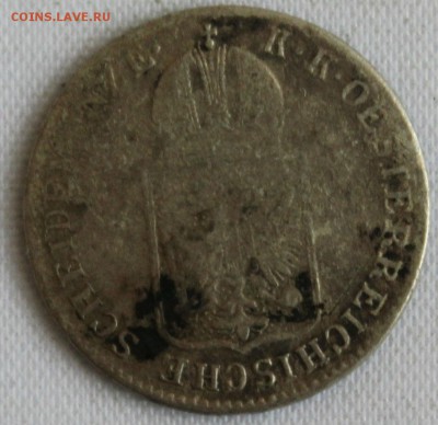 С 1 РУБ. АВСТРИЙСКАЯ ИМПЕРИЯ 6 крейцеров 1848г. до 12.07 - IMG_7514.JPG