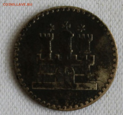 С 1 РУБ. ВОЛЬНЫЙ ГОРОД ГАМБУРГ 1 SECHSLING 1855г. до 12.07 - IMG_7609.JPG
