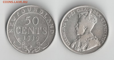 Ньюфаундленд 50 центов 1919 до 11.07.2017 с 200 - 4
