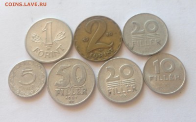 Венгрия - 7 монет(1957-1974г.) , до 13.07.17г. - венгрия-2