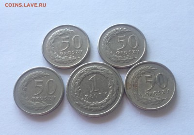 50 грошей , 1злотый 1991,1995г. Польша , до 13.07.17г. - польша-4