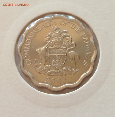 10 центов Багамы 2007г. , UNC , до 13.07.17г. - Багамы 10 ц-1