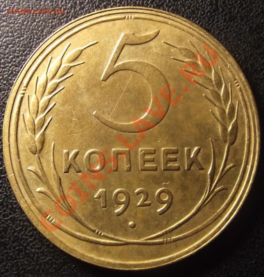 5коп 1929 г ОТЛИЧНАЯ НЕМЫТАЯ до 28.02. 22-00 мск - 2011_02240030.JPG