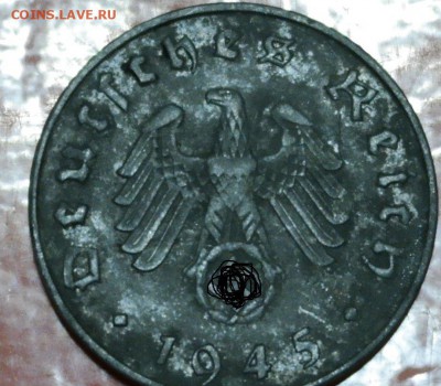 Германия (Третий рейх) 10 рейхспфеннигов 1945 (E) Свастика - strany-zapada-6130-germaniya-1945-god-svastika-2-9935121