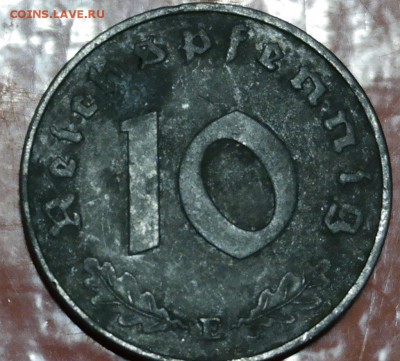 Германия (Третий рейх) 10 рейхспфеннигов 1945 (E) Свастика - strany-zapada-6130-germaniya-1945-god-svastika-1-9935121