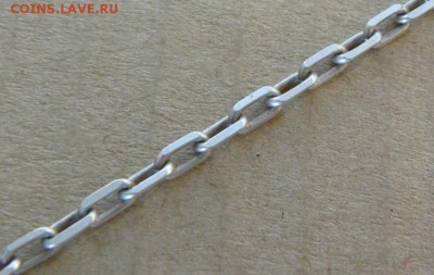 Цепочка серебряная  Якорное плетение 11.07.17 22:00 Мск - цепочка 55,5см 11,81гр 1